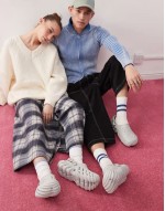 unisex echo clogs in grey